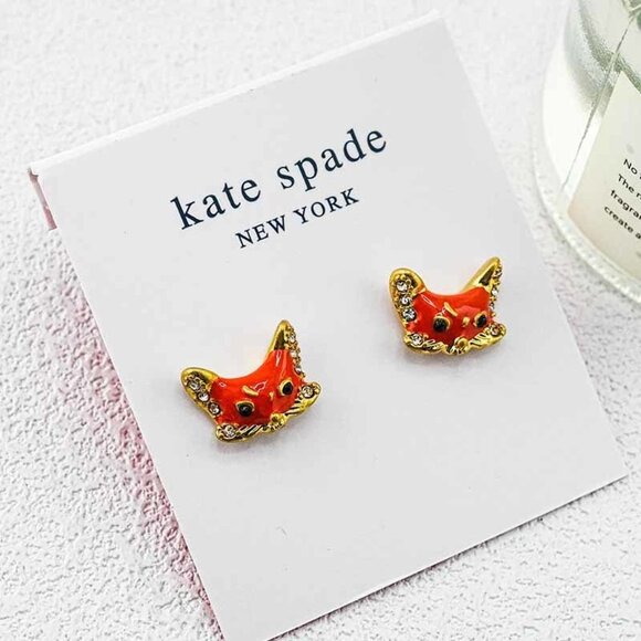 Kate Spade Fox Stud Earrings - Picture 3 of 5